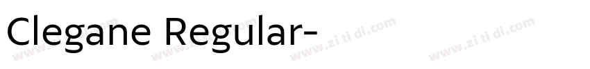 Clegane Regular字体转换